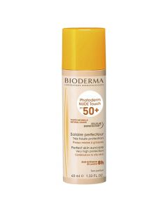 Krem dielli me ngjyrë natyrale, për lëkurë të kombinuar ose të yndyrshme, Bioderma Photoderm Nude Touch Neutro SPF 50+