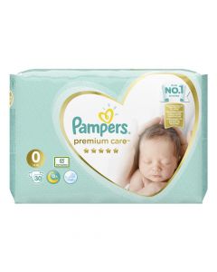 Pelena për bebe me peshë trupore nën 3 kg, Pampers Premium Care, 30 copë