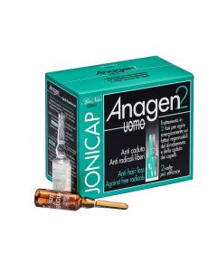 Ampula për trajtimin e simptomave të rënies së flokëve, për meshkuj, BioNike Jonicap Anagen 2 Man, 12x6 ml