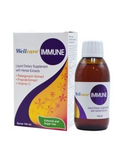 Food supplement in syrup form, Wellcare Immune
