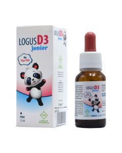 Suplement ushqimor me vitaminë D dhe DHA, për fëmijë, Logus D3 Junior