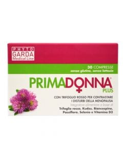 Suplement ushqimor, Primadonna Plus, kundër shqetësimeve të menopauzës.