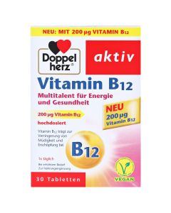 Nutritional supplement with vitamin B12, DoppelHerz Vitamin B12