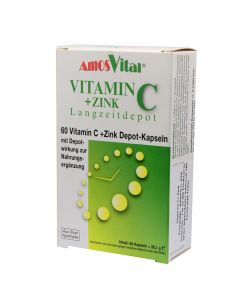 Suplement ushqimor për rritjen e imunitetit, Vitamin C + Zinc