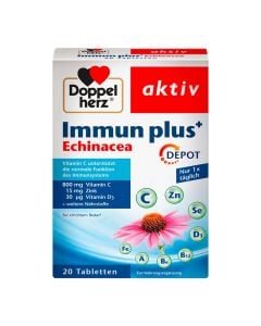 Suplement ushqimor me multivitamina, Doppel Herz Immun Plus, Depot