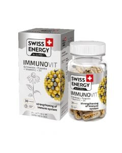 Suplement ushqimor për mbrojtjen e imunitetit, Swiss Energy Immunovit, 30 kapsula