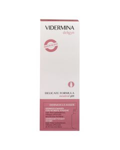 Dermocleanser for intimate hygiene Vidermina Deligyn, with a neutral pH level, with Aloe barbadensis, Althaea officinalis, Arnica montana.
