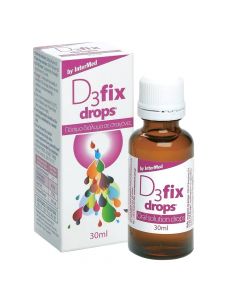 Nutritional supplement in drops format, D3 fix, with 200 IU vitamin D