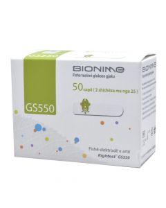 Bionime, test strip for blood glucose Gs550