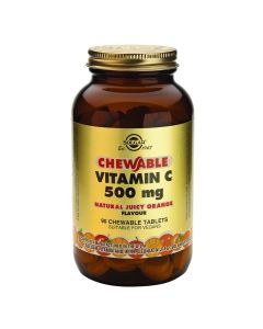 Suplement ushqimor për forcimin e imunitetit, që përmban vitaminë C, Solgar Chewable Vitamin C 500 mg