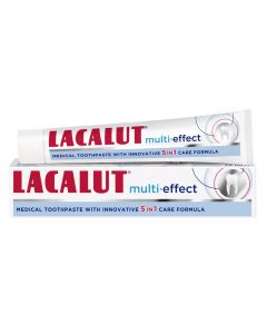 Toothpaste, Lacalut, Multti-effect, 5 in 1, 75 ml, 1 piece