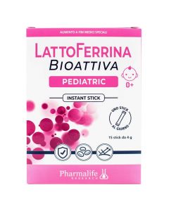 Nutritional supplement with lactoferrin, antimicrobial and antiviral protein, Lattoferrina Pediatric Stick
