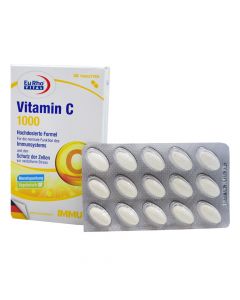 Suplement ushqimor për forcimin e imunitetit, që përmban vitaminë C, Fortex Vitamin C 1000 mg x 30 tableta