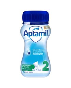 Qumësht për fëmijë, Aptamil Liquid 2, 6-12 muajsh, 200 ml