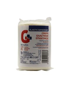 gplus 43 elastic crepe bandage 4m x 6cm