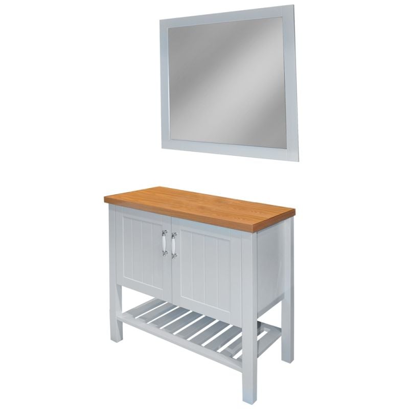 Set 80x46xH76 cm; Mirror 60x