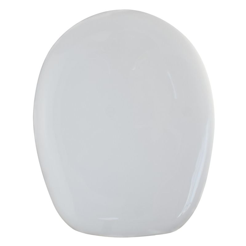 Toilet seat, Antibacterial, plastic, white, 44.5x36.5 cm M
