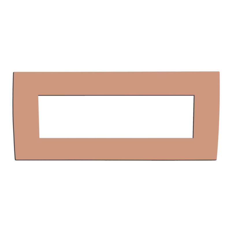 ABB cover frame, 7 module, orange color | Megatek