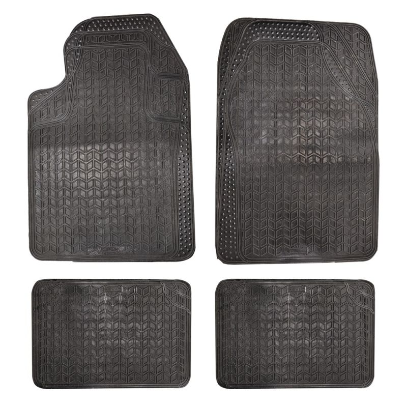 Monaco universal rubber car mats, 4 pc Megatek