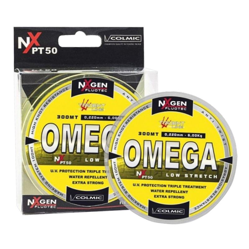 Fishing rod thread, Colmic, Omega, 300 m x 0.18 mm Megatek