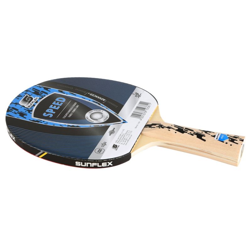 Sunflex Racket Table tennis racket, Sunflex Speed, Taipan Ergo Grip, 155 g,