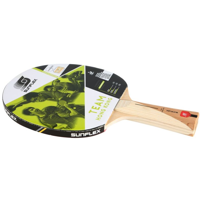 Sunflex Racket Table tennis racket, Sunflex Speed, Team Hong Kong, 167g, 80