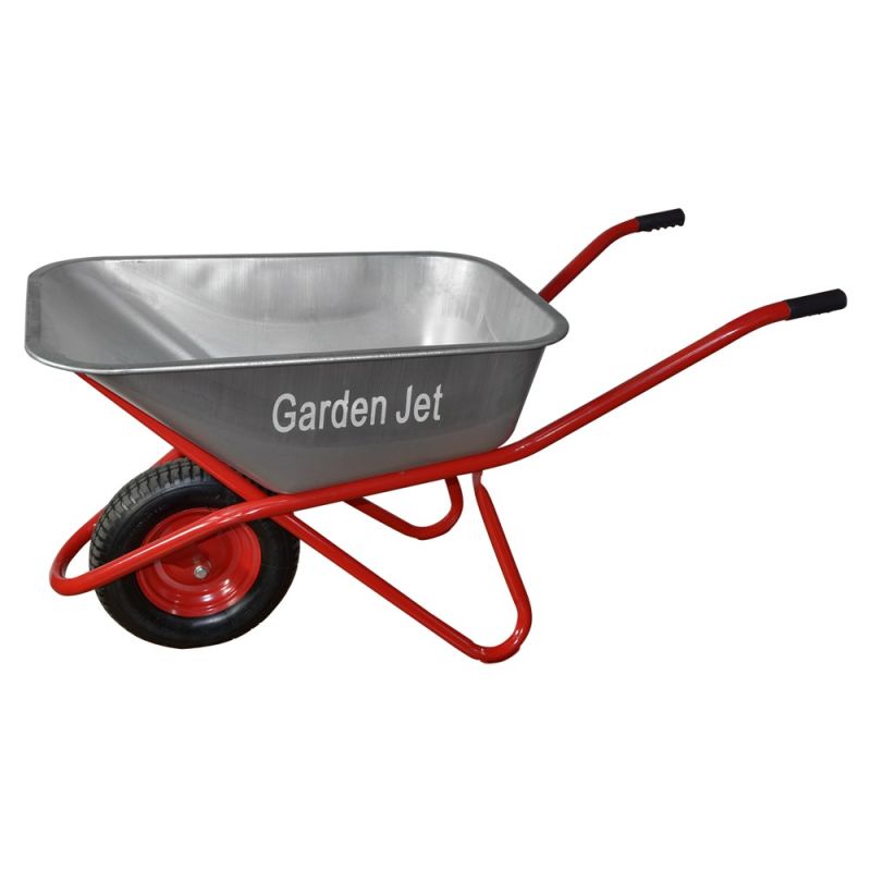 Wheelbarrow with capacity 80L/160 kg, galvanized steel, 1360