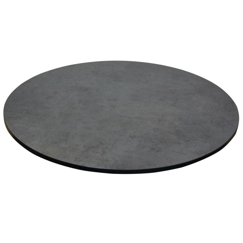Table top, HPL, brown, dia 60 cm | Megatek