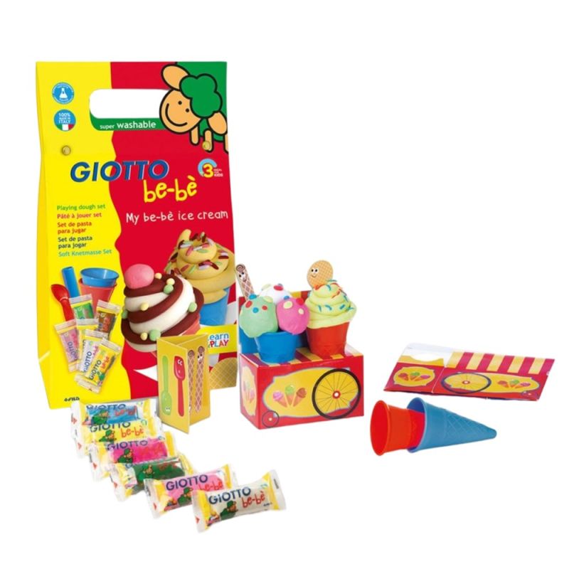 GIOTTO Be-bè Party Seifenblasen – 6er Set (je 60 Ml), Mit Beschriftungsfeld & Einladungen, Made In Italy