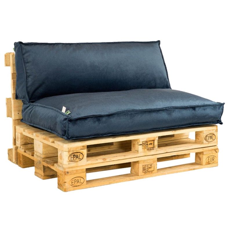 Polyester Pallets Seat pallets, polyester, dark blue, 120x80 cm | Megatek