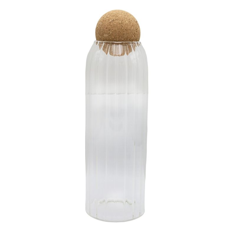 Spherical Jar Conservation jar with spherical lid, glass, transparent, H24