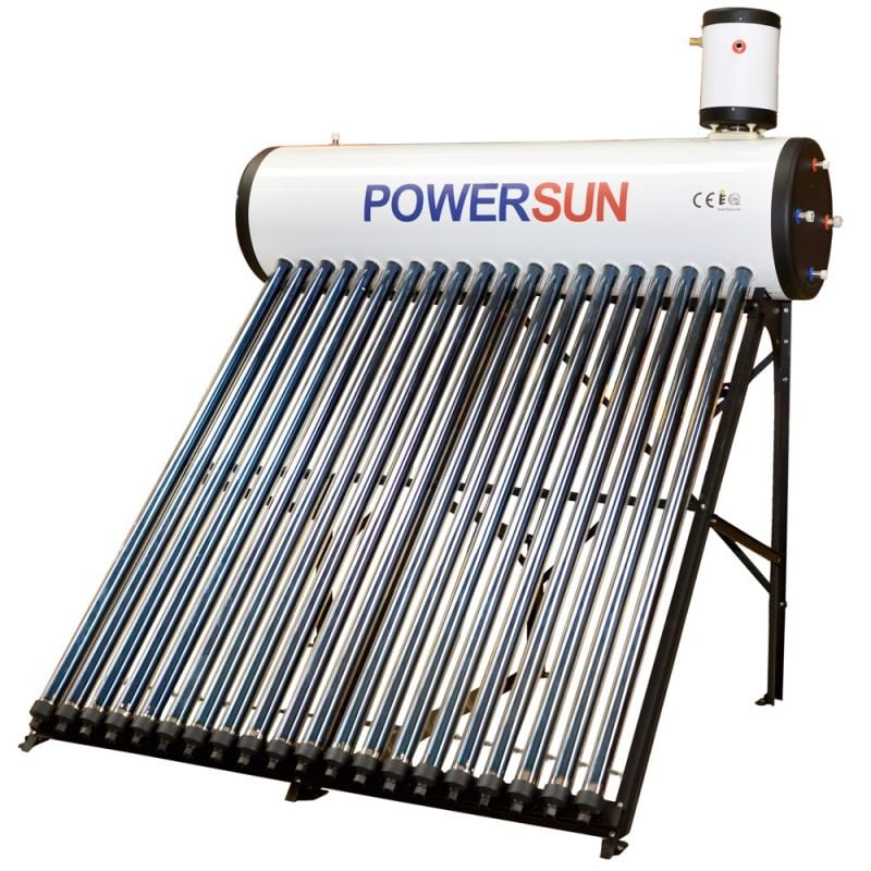 Solar water heater, 200 Lt, 20 vacuum tubes, 1/2 bar
