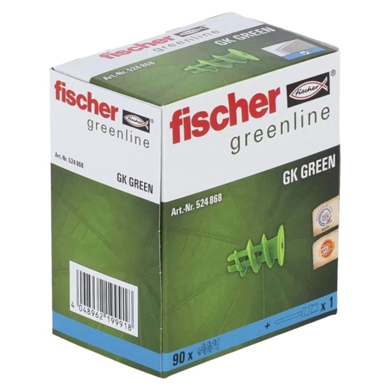 fischer plasterboard plug GK Green Megatek