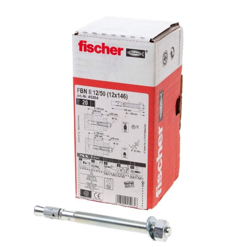 fischer bolt anchor FBN II 12/50 Megatek