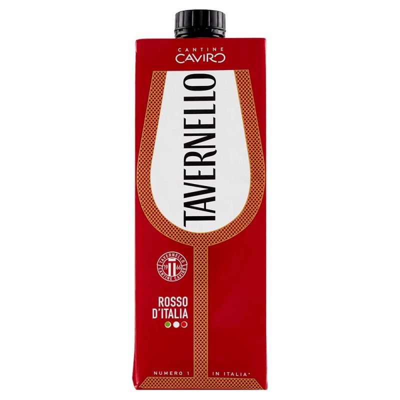 Wine, red, Tavernello, 11.5 alcohol, 1 lt Megatek