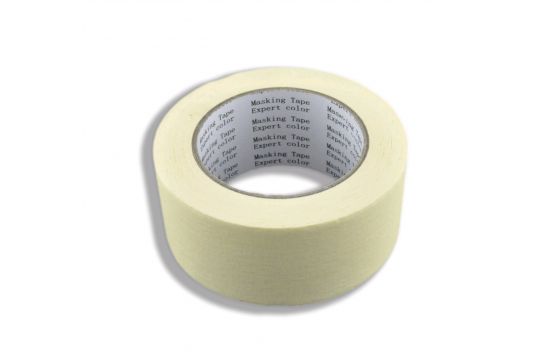 Gift x 1 Cream 50mm x 50m Masking Paper Tape for Painting 