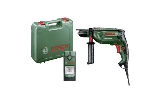 Impact drilll, Bosch, PSB 680 RE, 680 W, 0-3000 rpm Megate