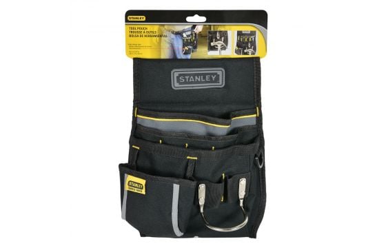 Stanley 4 Pocket Hand/Power Tool Nail/Screwdriver/Hammer Pouch For Belt 1-96-181 