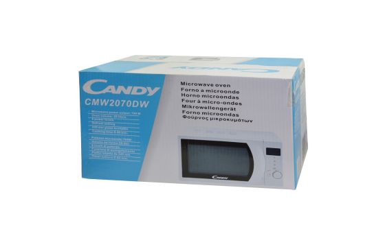 Microwave Candy CMW2070DW 38000190, 700 W, 20 lt, Ø 24.5 cm, 26.2x45.2x33.5  cm, white | Megatek