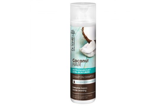 Shampoo for hair, with coconut oil, Dr. Santé Megatek